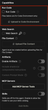 Run Code section of the Capabilities panel with the Run Code checkbox enabled and an Upload to Code Environment button